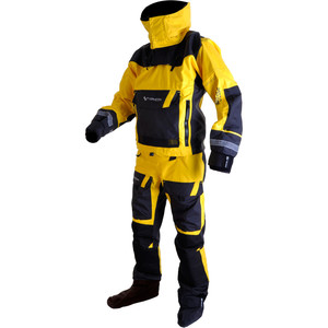 2019 Typhoon Ps330 Xtreme Kayak / Ocano Drysuit + Con Cremallera De Color Amarillo / Negro 100160